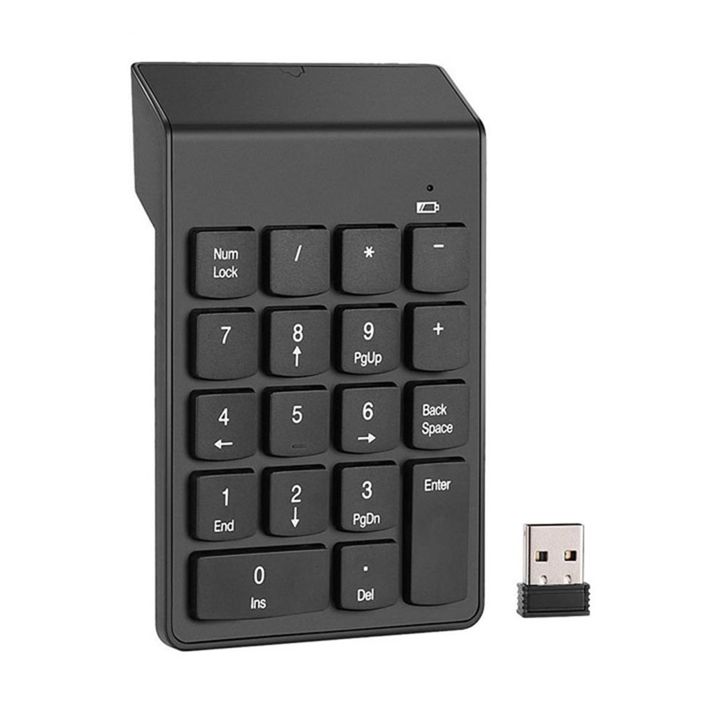 Gaming Keyboard Mini - 18-клавишная беспроводная клавиатура 2,4G, мини-цифровая цифровая