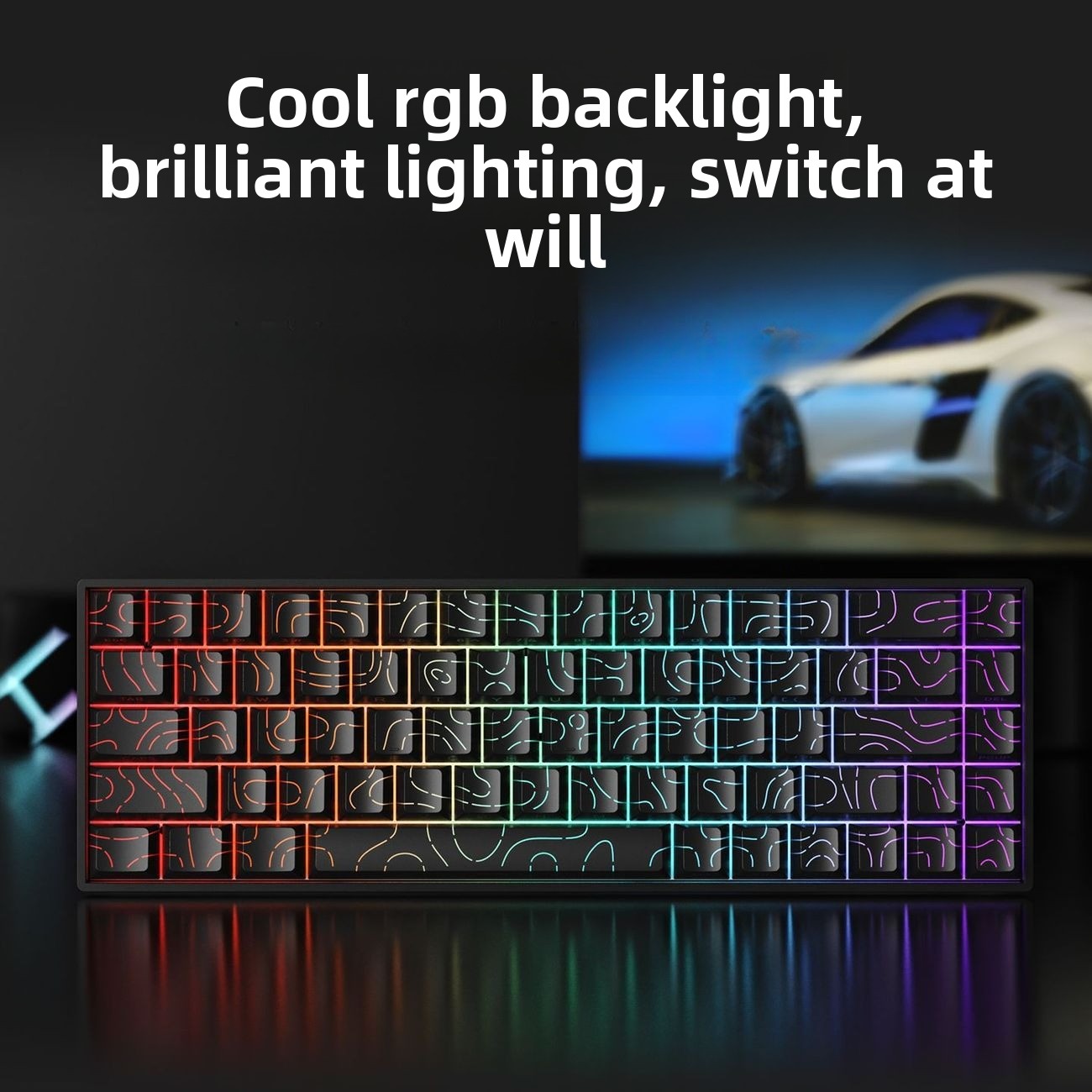 Клавиатура 60% беспроводная Bl – обзор и цена Gaming Keyboard Hot Swappable