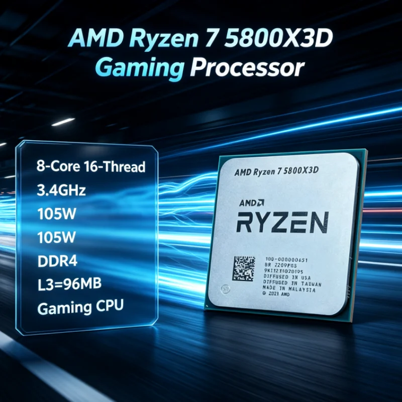 AMD R7 5800X3D 96 МБ 3.4 ГГц 8 – обзор и цена Amd Cpu Ryzen 7