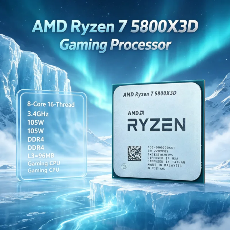 AMD R7 5800X3D 96 МБ 3.4 ГГц 8 – обзор и цена Amd Cpu Ryzen 7